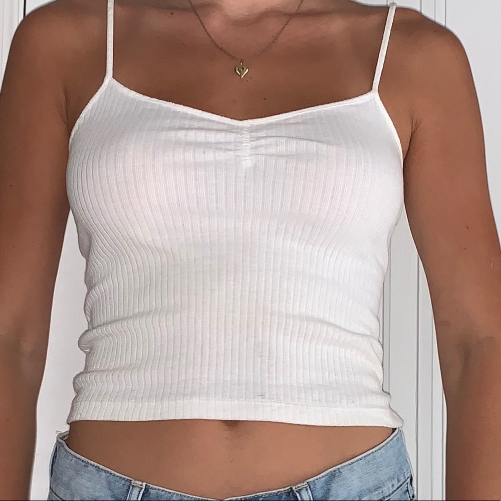 White tank top
